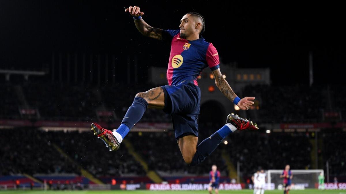 Barcelona forward Raphinha